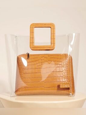 Staud Shirley PVC Bag with Inner Pouch